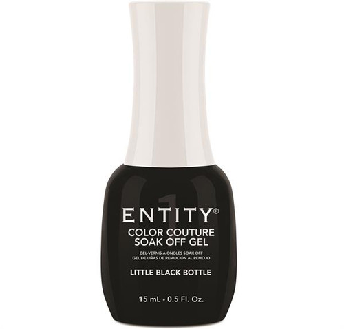 Entity Color Couture Soak Off Gel LITTLE BLACK BOTTLE - 15 mL / .5 fl oz