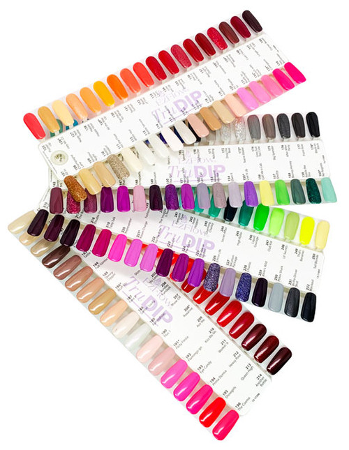 EZ TruDIP Dip System NAIL TIP COLOR Chart Palette - 144 Display Color Tips