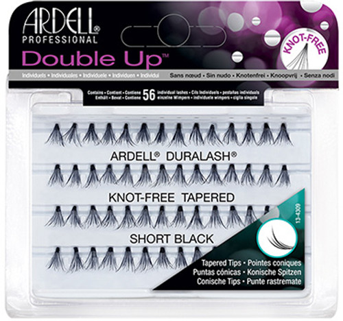 Ardell Duralash Double Up - Knot-Free Tapered Short Black