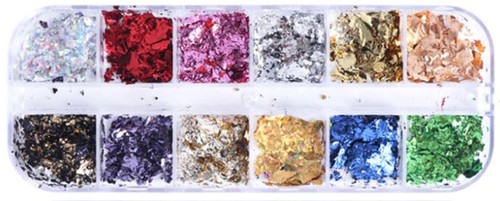 NDi beauty Nail Art Foil Paper Irregular Aluminum Original Color CBY Pack