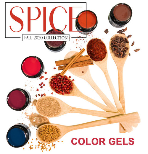 Light Elegance UV/LED Color Gel FALL 2020 Spice collection - 6 PC