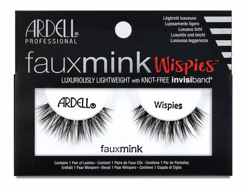 Ardell Fauxmink Luxuriously Lightweight with Knot-Free Invisiband Wispies