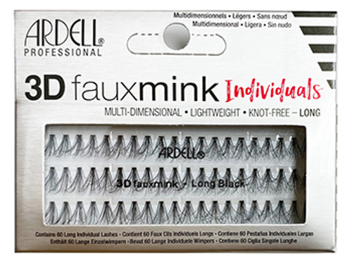 Ardell 3D fauxmink Individuals - Long Black