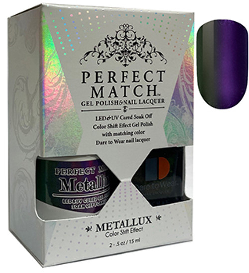 LeChat Perfect Match Metalux Gel Polish + Nail Lacquer Anubis - 5oz