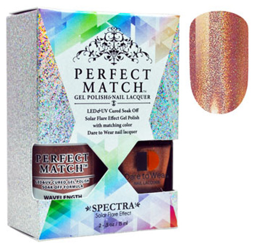 LeChat Perfect Match Spectra Gel Polish + Nail Lacquer Wavelength - 5oz