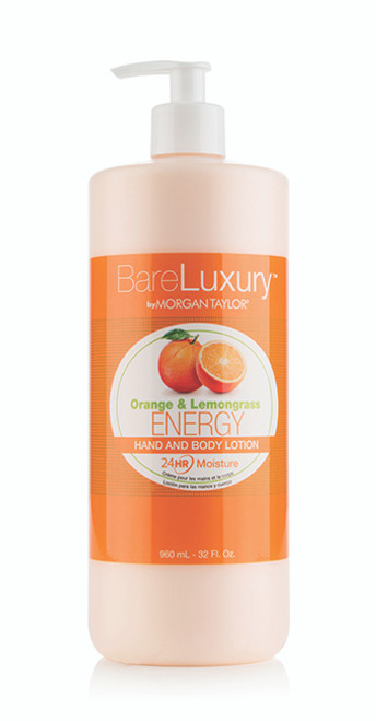 Morgan Taylor Bare Luxury Energy Orange & Lemongrass Lotion - 946 mL / 32 oz