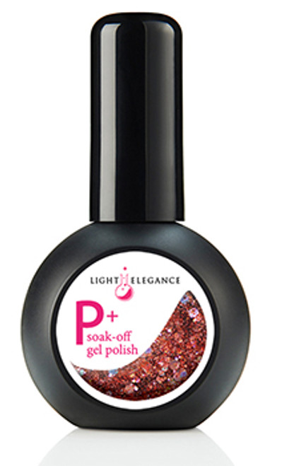 Light Elegance P+ Glitter Gel Polish You Bring the Wine -15 ml