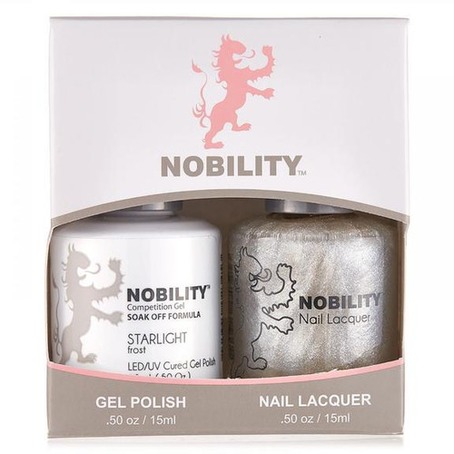 LeChat Nobility Gel Polish & Nail Lacquer Duo Set Starlight - .5 oz / 15 ml