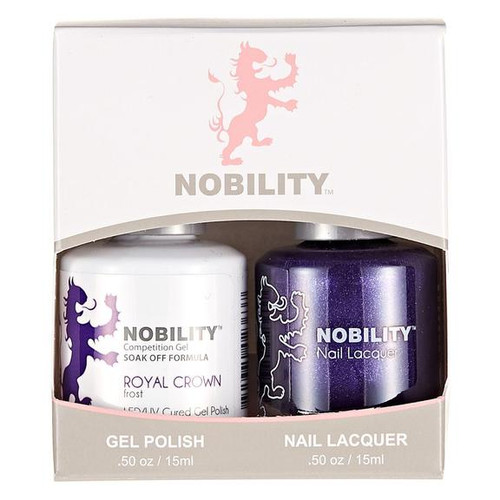 LeChat Nobility Gel Polish & Nail Lacquer Duo Set Royal Crown - .5 oz / 15 ml