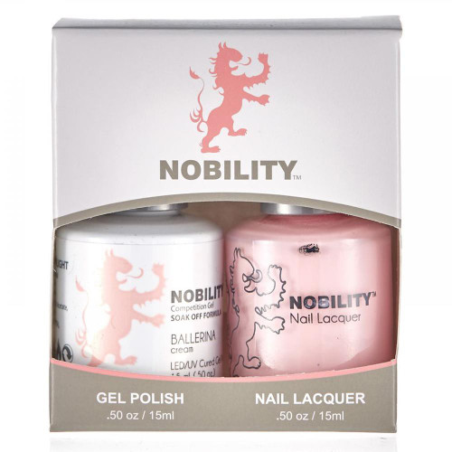 LeChat Nobility Gel Polish & Nail Lacquer Duo Set Ballerina - .5 oz / 15 ml