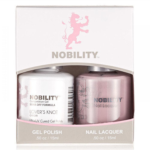 LeChat Nobility Gel Polish & Nail Lacquer Duo Set Lover's Knot - .5 oz / 15 ml