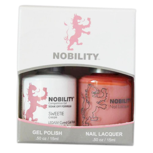 LeChat Nobility Gel Polish & Nail Lacquer Duo Set Sweetie - .5 oz / 15 ml