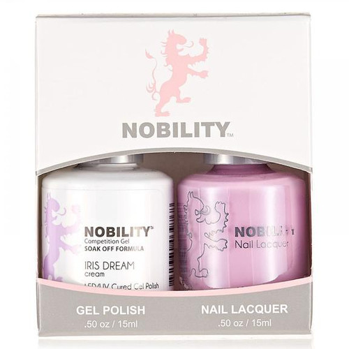LeChat Nobility Gel Polish & Nail Lacquer Duo Set Iris Dream - .5 oz / 15 ml