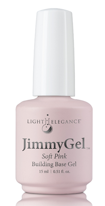 Light Elegance JimmyGel Soak-Off Building Base Soft Pink - 13.5 mL