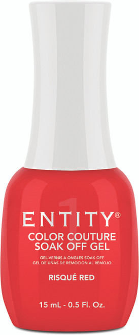Entity Color Couture Soak Off Gel RISQUE RED - 15 mL / .5 fl oz