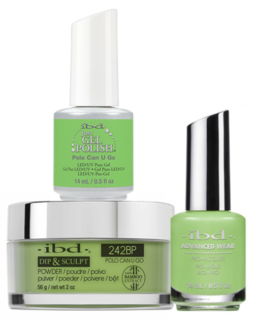 ibd Gel & Dip & Lacquer Trio Set Polo Can U Go