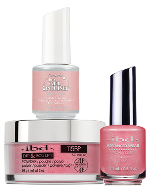 ibd Gel & Dip & Lacquer Trio Set So In Love