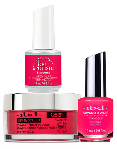 ibd Gel & Dip & Lacquer Trio Set Starburst