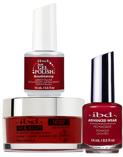 ibd Gel & Dip & Lacquer Trio Set Breathtaking