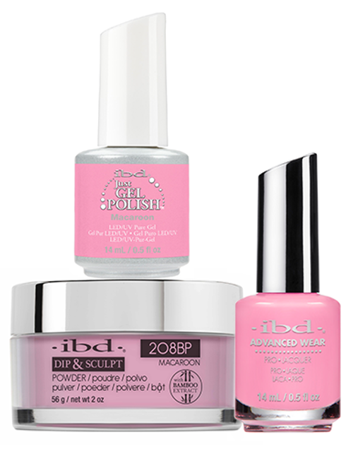 ibd Gel & Dip & Lacquer Trio Set Macaroon