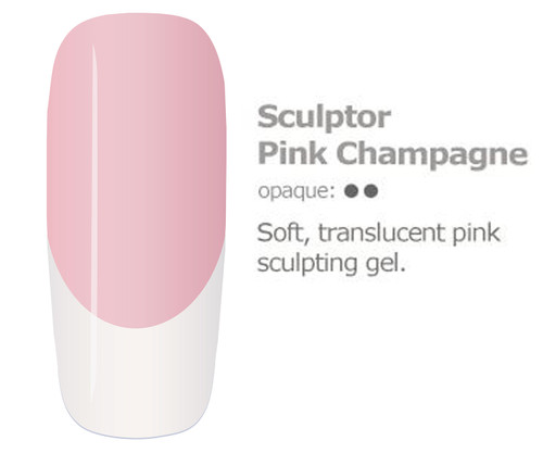 NSI Balance LED/UV Elite Gel Sculptor Pink Champagne - 50g / 1.76 oz