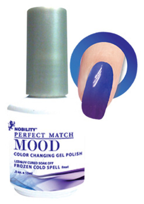 LeChat Perfect Match Mood Gel Polish Frozen Cold Spell - .5 oz