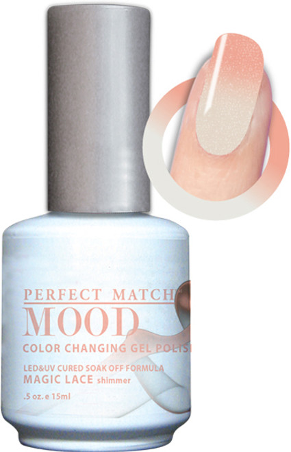 LeChat Perfect Match Mood Gel Polish Magic Lace - .5oz