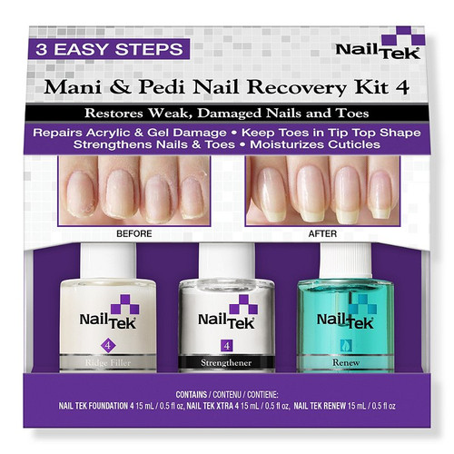 Nail Tek Nail Recovery Kit 4 For Weak, Damaged Nails