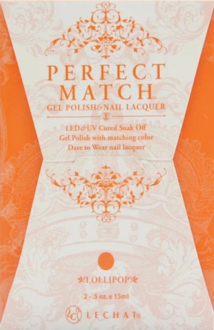 LeChat Perfect Match Gel Polish & Nail Lacquer Lollipop - .5oz