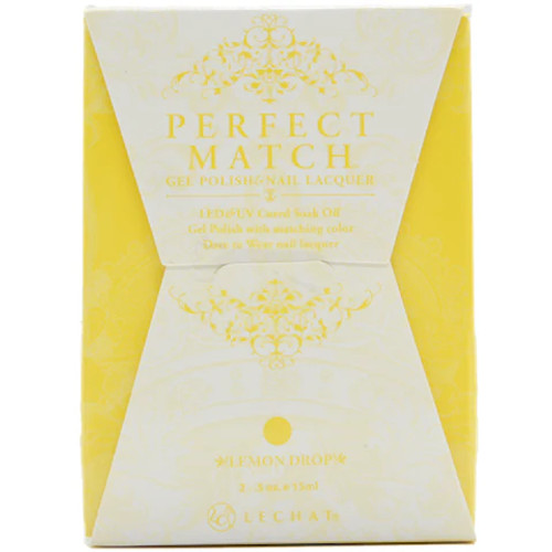 LeChat Perfect Match Gel Polish & Nail Lacquer Lemon Drop - .5oz