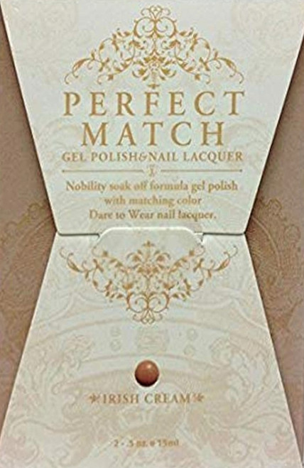 LeChat Perfect Match Gel Polish & Nail Lacquer Irish Cream - .5oz