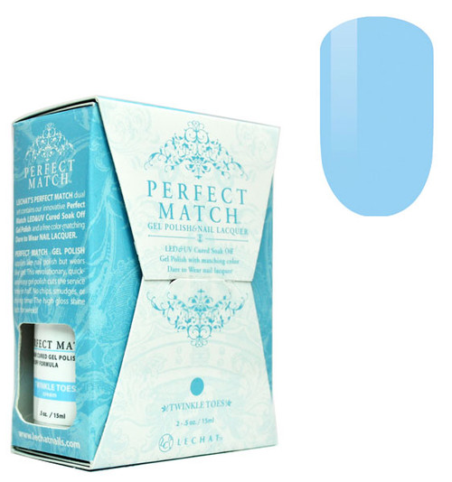 LeChat Perfect Match Gel Polish & Nail Lacquer Twinkle Toes - .5oz