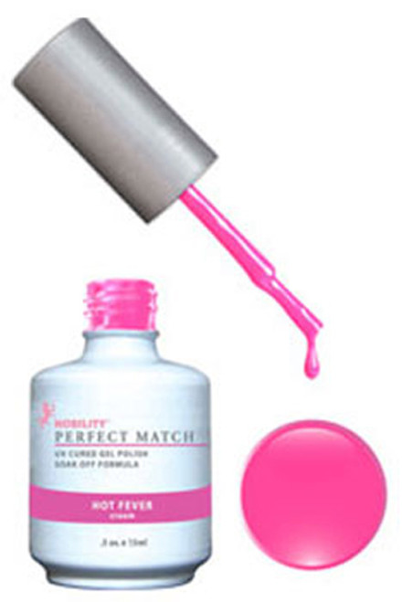 LeChat Perfect Match Gel Polish & Nail Lacquer Neon Hot Fever - .5oz