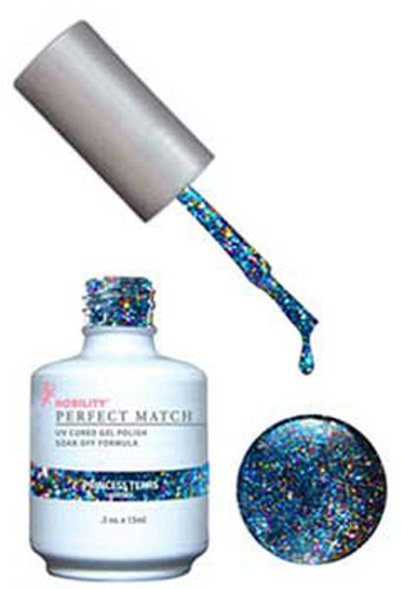 LeChat Perfect Match Gel Polish & Lacquer Princess Tears - .5oz