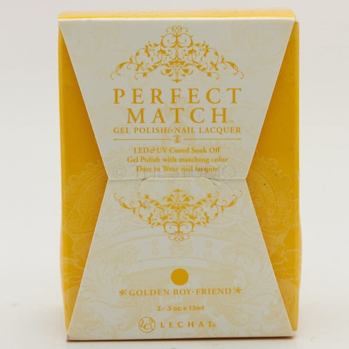 LeChat Perfect Match Gel Polish Golden Boy-Friend - .5 oz