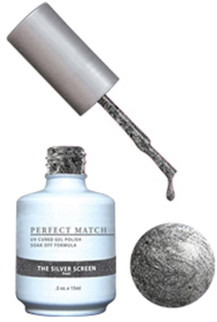 LeChat Perfect Match Gel Polish & Lacquer The Silver Screen - .5oz