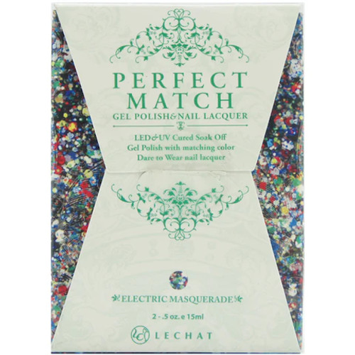 LeChat Perfect Match Gel & Lacquer Electric Masquerade - .5oz