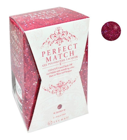 LeChat Perfect Match Gel Polish & Nail Lacquer  XOXO - .5oz