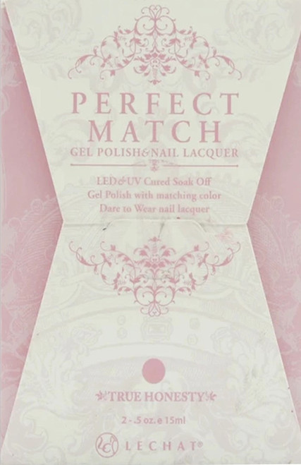 LeChat Perfect Match Gel Polish & Nail Lacquer True Honesty - .5oz