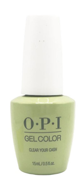 OPI GelColor Clear Your Cash - .5 Oz / 15 mL