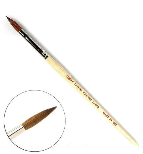 Tammy Taylor Custom Oval Kolinsky Sable Brush - Large