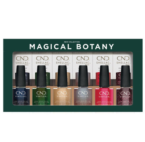 CND Shellac & Vinylux Prepack Magical Botany Holiday 2023 Collection - 12 PC***NO DISPLAY