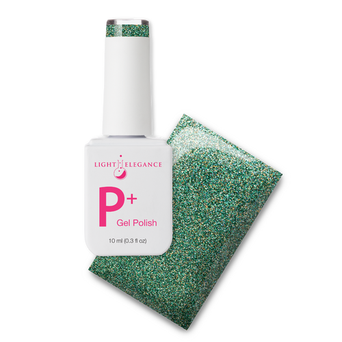 Light Elegance P+ Glitter Gel Polish Bravo! - 10 ml