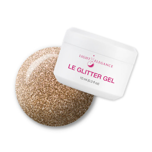 Light Elegance UV/LED Glitter Gel Gold - 10 ml