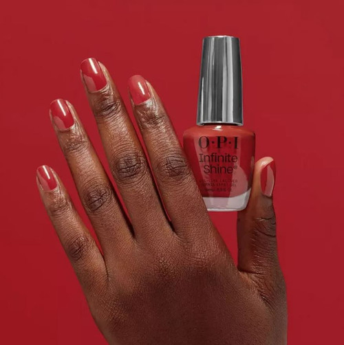 OPI Infinite Shine Big Apple Red - .5 Oz / 15 mL