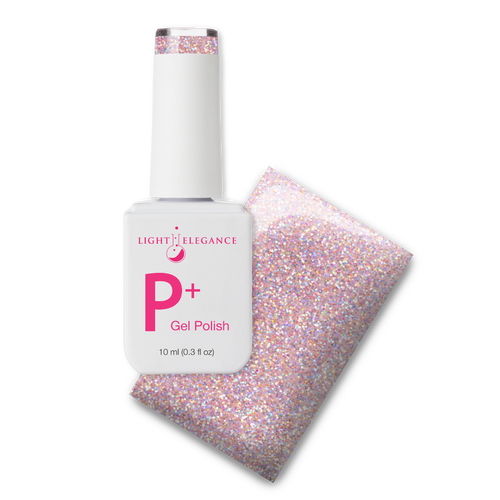 Light Elegance P+ Glitter Gel Polish Over the Moon - 10 ml