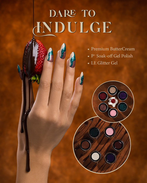 Light Elegance P+ Glitter Gel Polish Fall/Winter 2025 Dare to Indulge Collection Light Elegance P+ Glitter Gel Polish Fall/Winter 2025 Dare to Indulge Collection