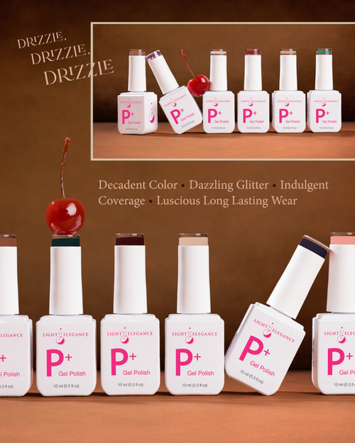 Light Elegance P+ Color Gel Polish Fall/Winter 2025 Dare to Indulge Collection Light Elegance P+ Color Gel Polish Fall/Winter 2025 Dare to Indulge Collection