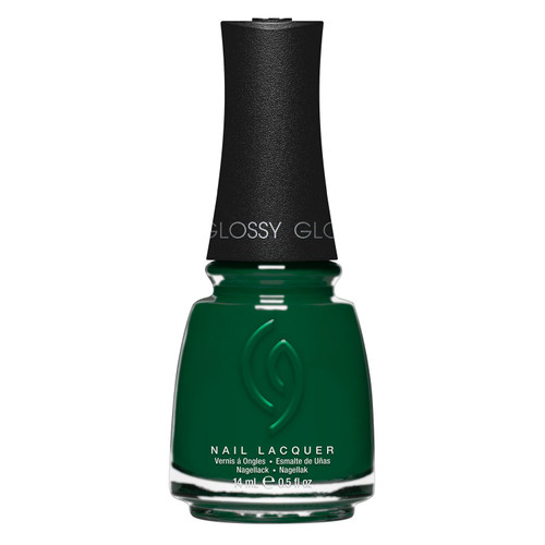 China Glaze Nail Lacquer Midnight Pine - 0.5 oz