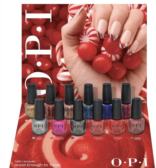 OPI Nail Lacquer Holiday 2025 Good Enough to Treat Collection - 12PC Vac Tray Display OPI Nail Lacquer Holiday 2025 Good Enough to Treat Collection - 12PC Vac Tray Display
